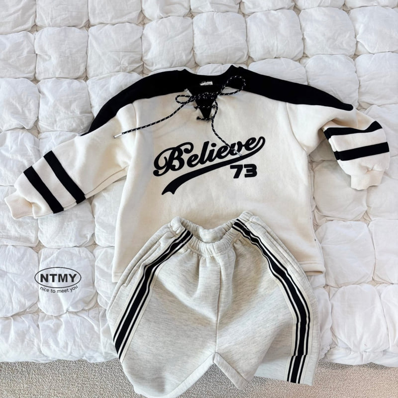Nice To Meet You - Korean Children Fashion - #Kfashion4kids - Believe Sweatshirt - 10