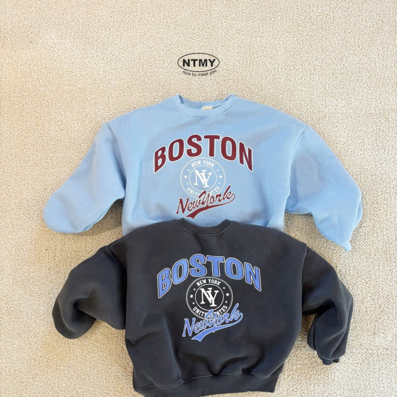 Nice To Meet You - Korean Children Fashion - #childofig - Boston Sweatshirt - 6