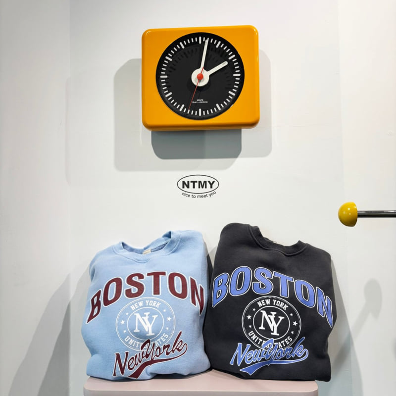 Nice To Meet You - Korean Children Fashion - #childofig - Boston Sweatshirt - 7