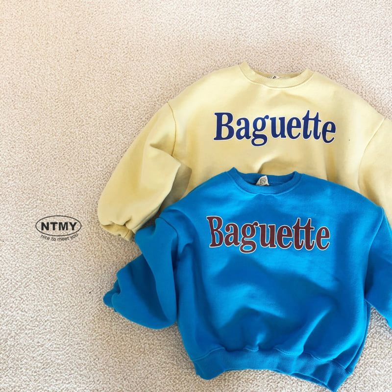 Nice To Meet You - Korean Children Fashion - #childofig - Baguette Sweatshirt - 4