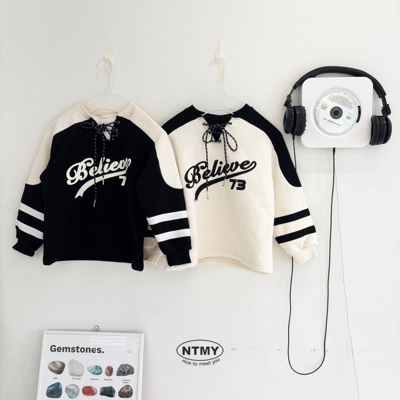 Nice To Meet You - Korean Children Fashion - #childofig - Believe Sweatshirt