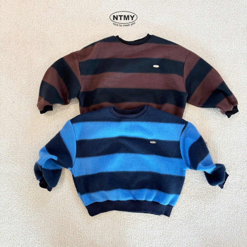 Nice To Meet You - Korean Children Fashion - #childofig - Heygle Stripe Sweatshirt - 6