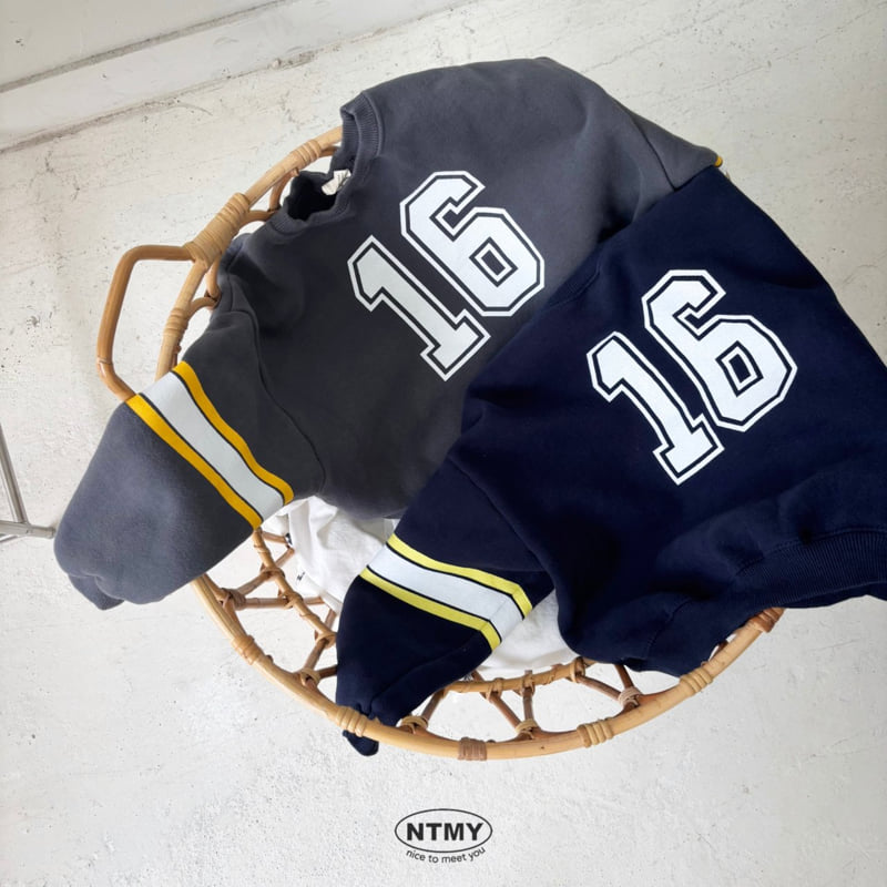 Nice To Meet You - Korean Children Fashion - #childofig - 16 Sixteen Sweatshirt - 3