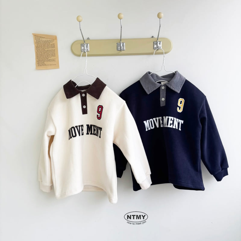 Nice To Meet You - Korean Children Fashion - #childofig - Move Collar Sweatshirt - 5