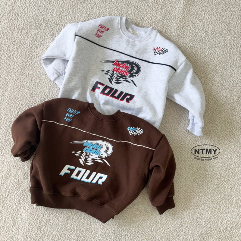 Nice To Meet You - Korean Children Fashion - #prettylittlegirls - Four Sweatshirt - 4