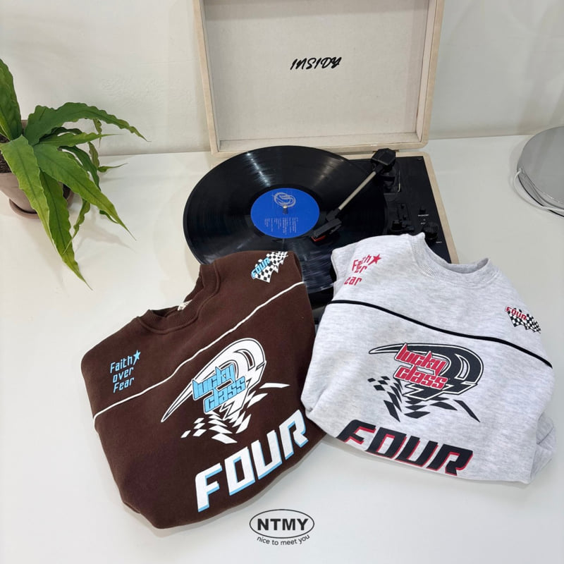 Nice To Meet You - Korean Children Fashion - #childofig - Four Sweatshirt - 5