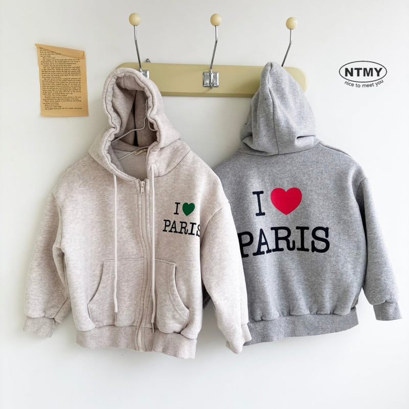 Nice To Meet You - Korean Children Fashion - #childrensboutique - Paris Hood Zip-up - 12