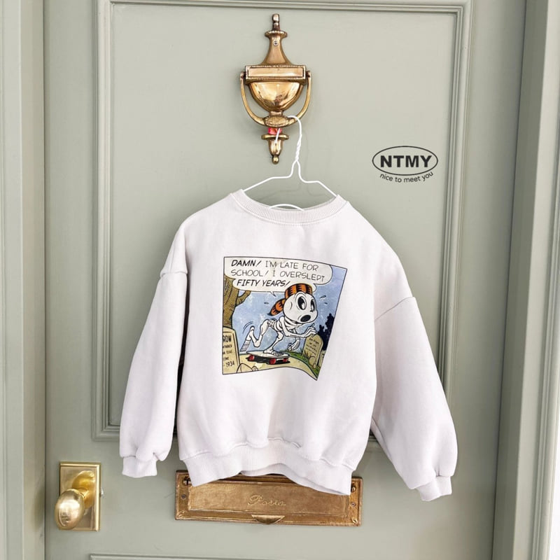 Nice To Meet You - Korean Children Fashion - #childrensboutique - Skull Sweatshirt - 11