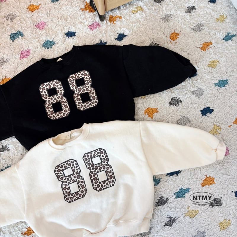 Nice To Meet You - Korean Children Fashion - #childrensboutique - 88 Leopard Sweatshirt - 5