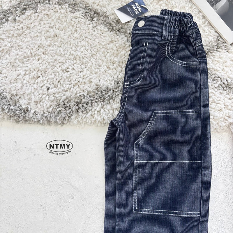 Nice To Meet You - Korean Children Fashion - #childrensboutique - Denim Corduroy Pants - 12