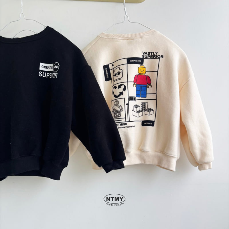 Nice To Meet You - Korean Children Fashion - #childrensboutique - Lego Sweatshirt - 8