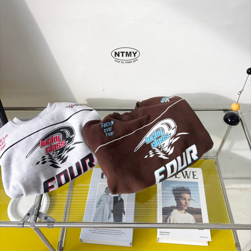 Nice To Meet You - Korean Children Fashion - #childrensboutique - Four Sweatshirt - 6