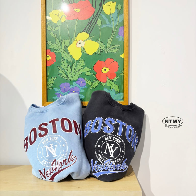 Nice To Meet You - Korean Children Fashion - #designkidswear - Boston Sweatshirt - 9