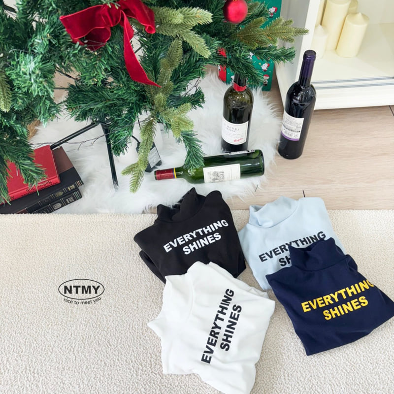 Nice To Meet You - Korean Children Fashion - #designkidswear - Tangtang Turtleneck Tee - 8