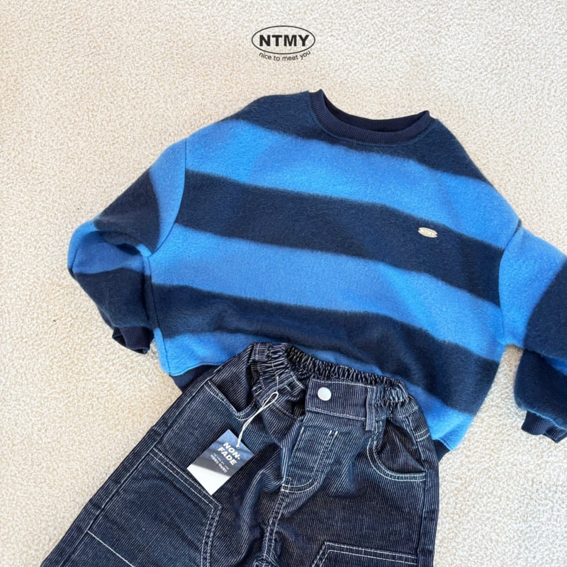 Nice To Meet You - Korean Children Fashion - #designkidswear - Heygle Stripe Sweatshirt - 8