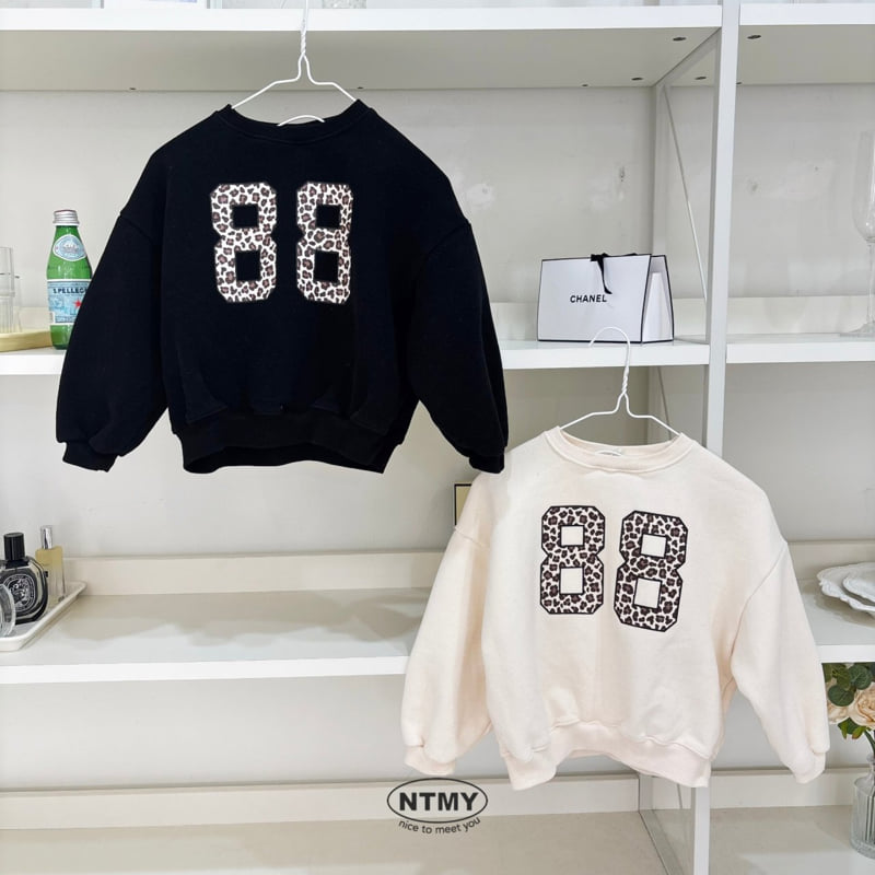 Nice To Meet You - Korean Children Fashion - #designkidswear - 88 Leopard Sweatshirt - 6