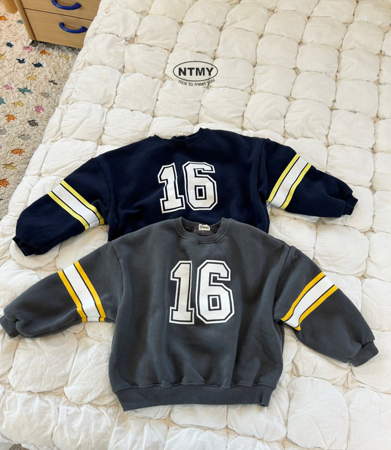 Nice To Meet You - Korean Children Fashion - #designkidswear - 16 Sixteen Sweatshirt - 5