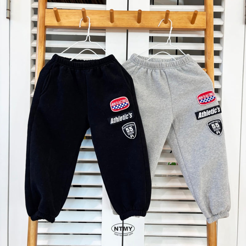 Nice To Meet You - Korean Children Fashion - #designkidswear - Racing Wappen Pants
