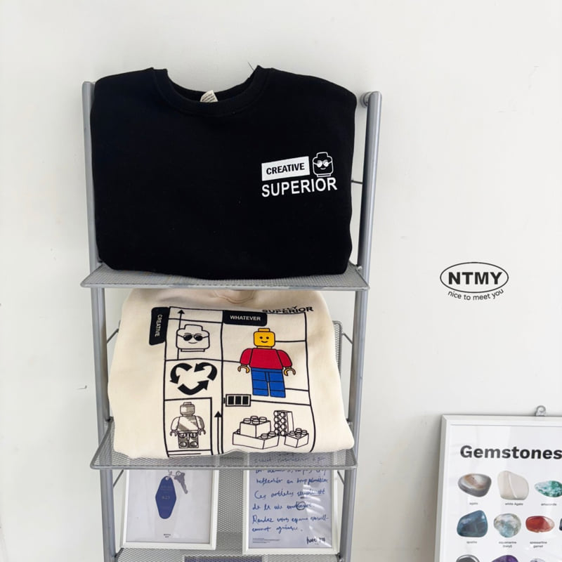 Nice To Meet You - Korean Children Fashion - #designkidswear - Lego Sweatshirt - 9