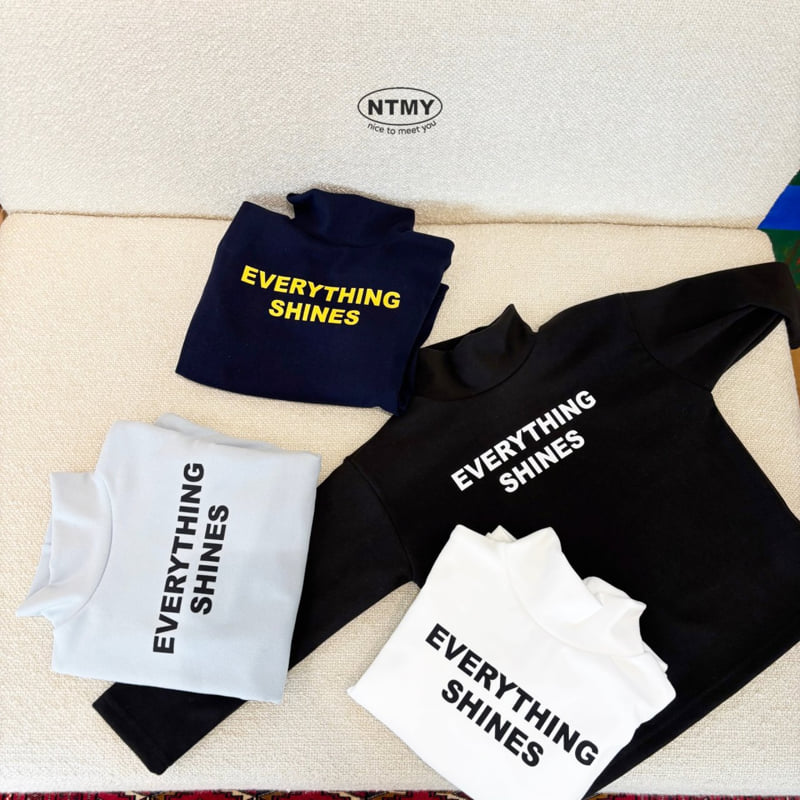 Nice To Meet You - Korean Children Fashion - #discoveringself - Tangtang Turtleneck Tee - 9