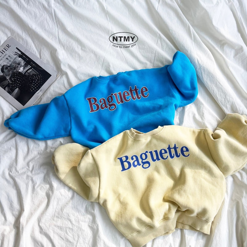 Nice To Meet You - Korean Children Fashion - #discoveringself - Baguette Sweatshirt - 7