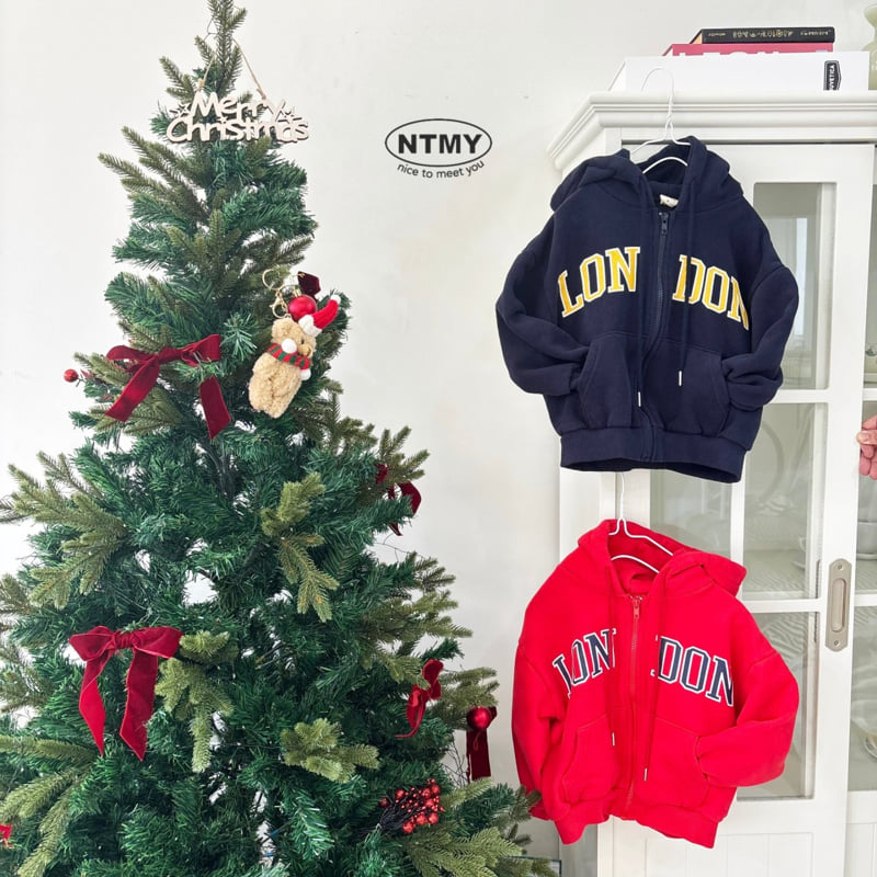 Nice To Meet You - Korean Children Fashion - #discoveringself - London Hood Zip-up