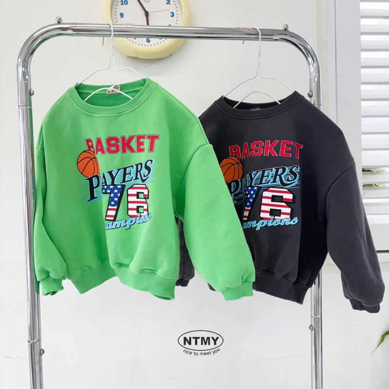 Nice To Meet You - Korean Children Fashion - #discoveringself - Player Sweatshirt - 5