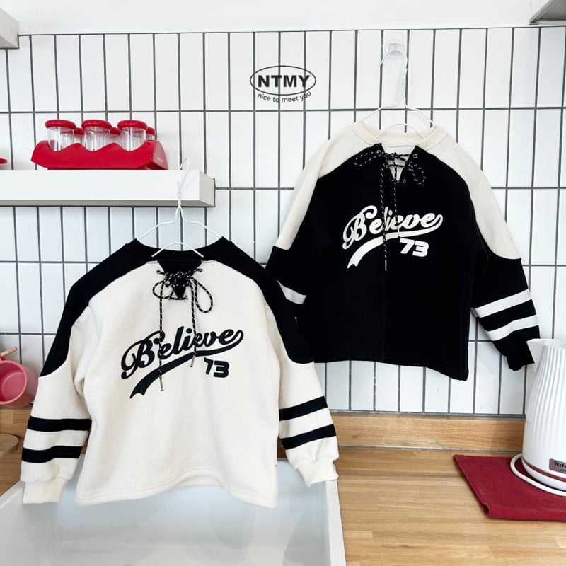 Nice To Meet You - Korean Children Fashion - #fashionkids - Believe Sweatshirt - 6