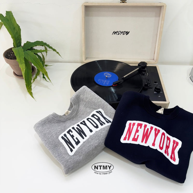 Nice To Meet You - Korean Children Fashion - #fashionkids - New York Sweatshirt