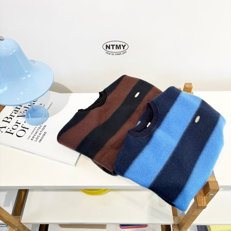 Nice To Meet You - Korean Children Fashion - #fashionkids - Heygle Stripe Sweatshirt - 10