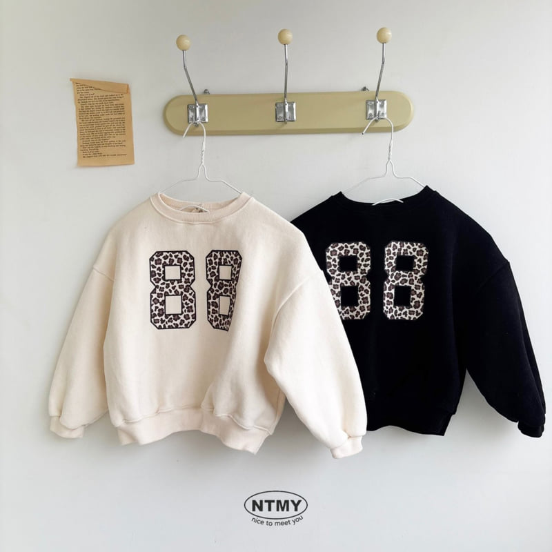 Nice To Meet You - Korean Children Fashion - #fashionkids - 88 Leopard Sweatshirt - 8