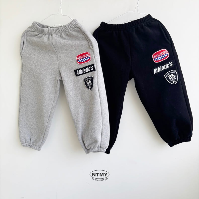 Nice To Meet You - Korean Children Fashion - #fashionkids - Racing Wappen Pants - 3