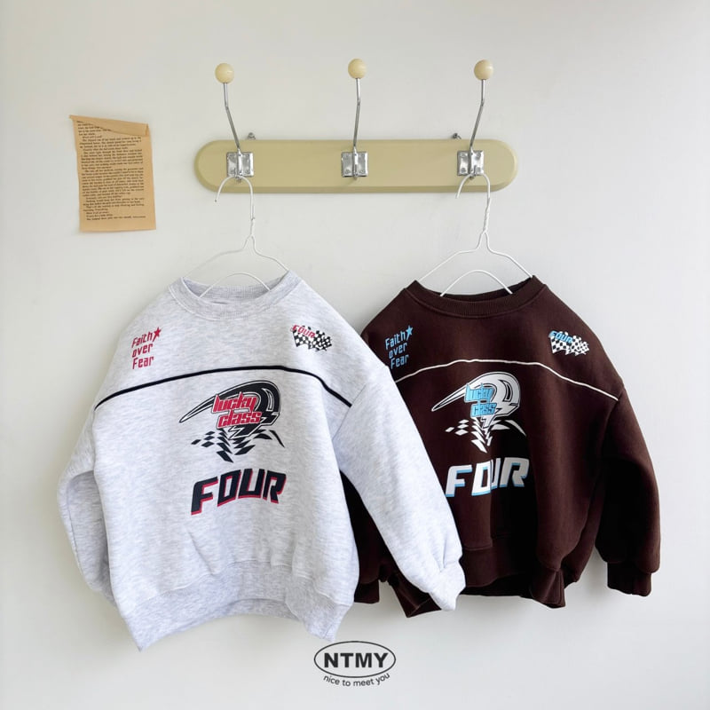 Nice To Meet You - Korean Children Fashion - #fashionkids - Four Sweatshirt - 9