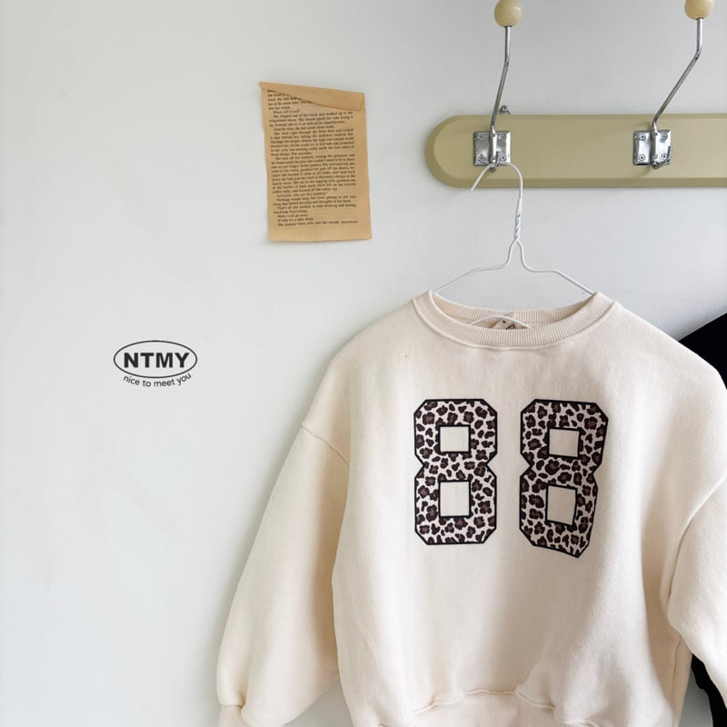 Nice To Meet You - Korean Children Fashion - #kidsshorts - 88 Leopard Sweatshirt - 9
