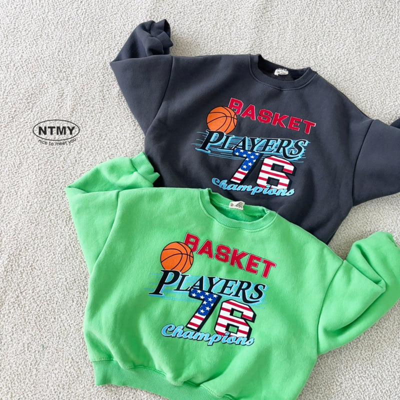 Nice To Meet You - Korean Children Fashion - #kidsshorts - Player Sweatshirt - 7