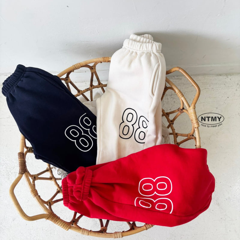 Nice To Meet You - Korean Children Fashion - #kidsshorts - 88 Jogger Pants - 3