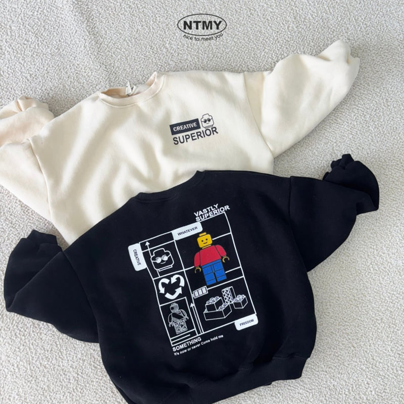Nice To Meet You - Korean Children Fashion - #kidsshorts - Lego Sweatshirt - 12