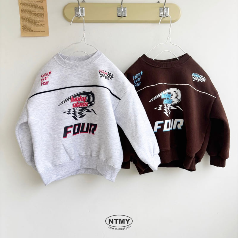 Nice To Meet You - Korean Children Fashion - #kidsshorts - Four Sweatshirt - 10