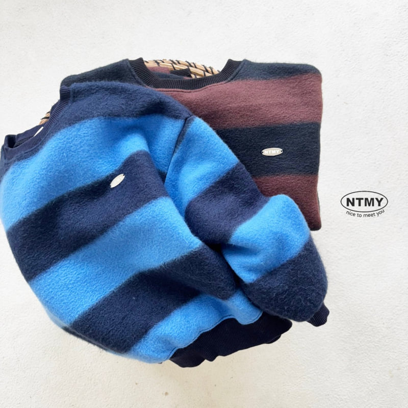 Nice To Meet You - Korean Children Fashion - #kidsstore - Heygle Stripe Sweatshirt - 12
