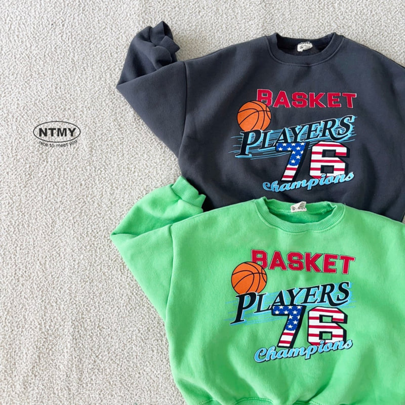 Nice To Meet You - Korean Children Fashion - #kidsstore - Player Sweatshirt - 8