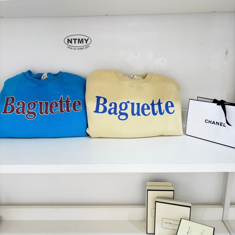 Nice To Meet You - Korean Children Fashion - #kidzfashiontrend - Baguette Sweatshirt - 11
