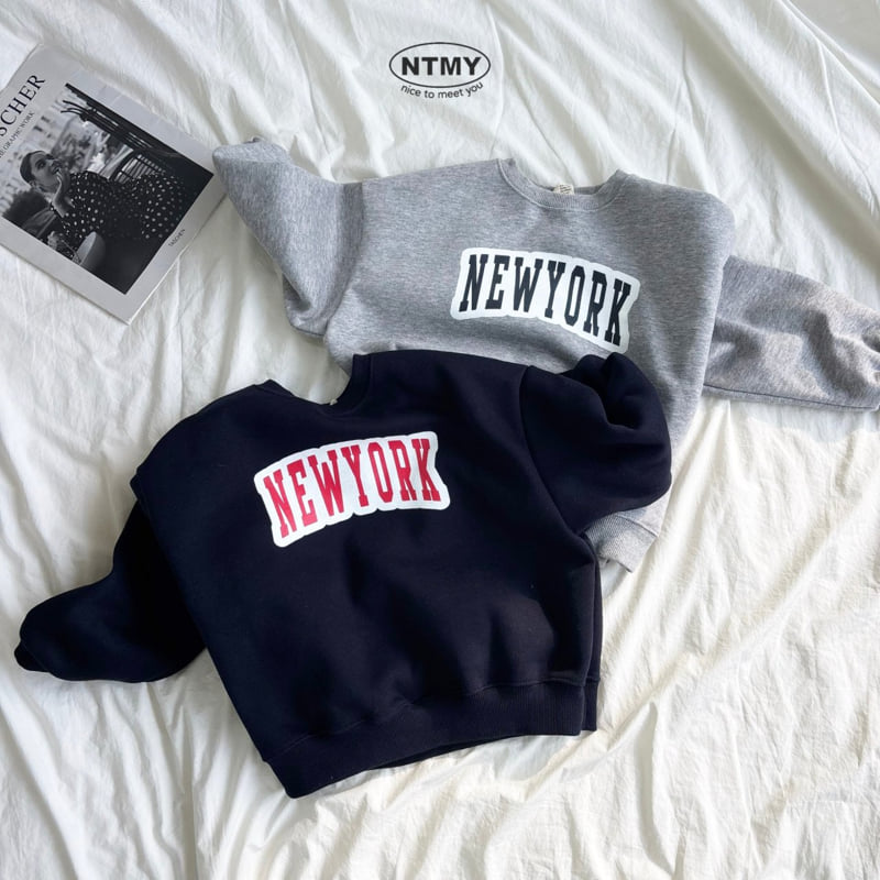 Nice To Meet You - Korean Children Fashion - #kidsstore - New York Sweatshirt - 4