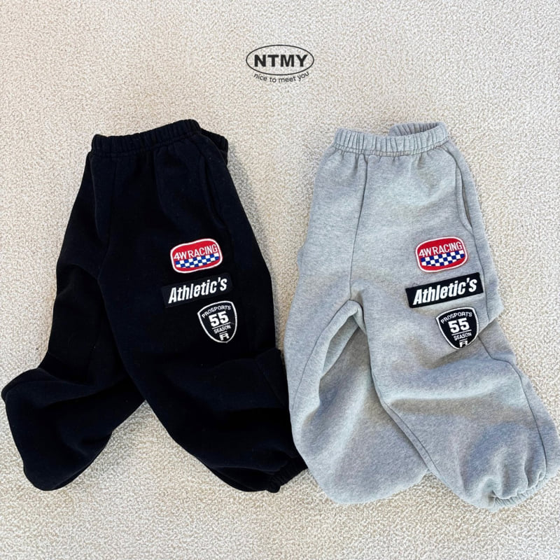 Nice To Meet You - Korean Children Fashion - #kidzfashiontrend - Racing Wappen Pants - 6