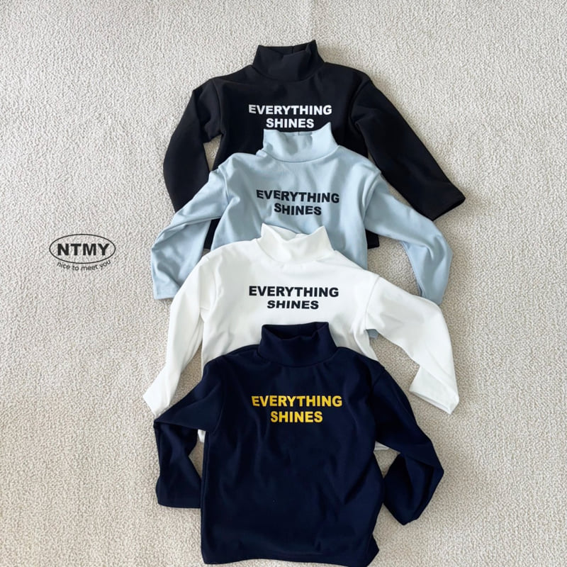 Nice To Meet You - Korean Children Fashion - #littlefashionista - Tangtang Turtleneck Tee