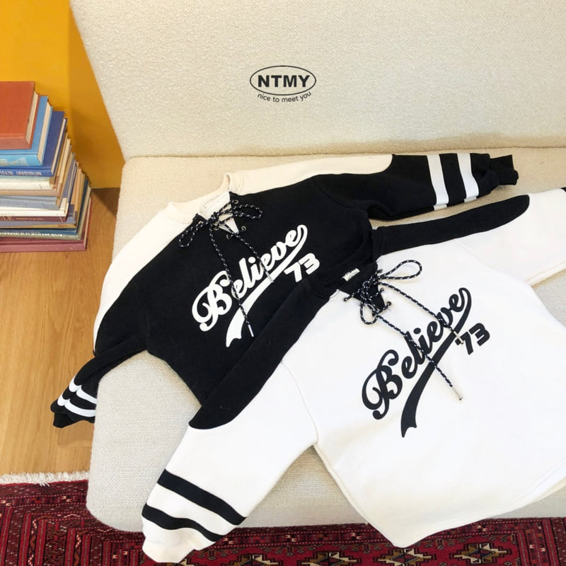Nice To Meet You - Korean Children Fashion - #littlefashionista - Believe Sweatshirt - 11