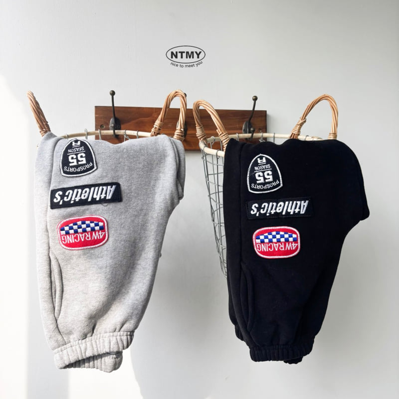 Nice To Meet You - Korean Children Fashion - #littlefashionista - Racing Wappen Pants - 8