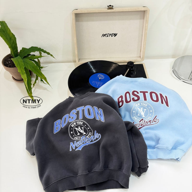 Nice To Meet You - Korean Children Fashion - #magicofchildhood - Boston Sweatshirt - 3