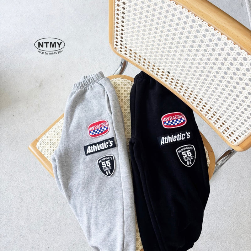 Nice To Meet You - Korean Children Fashion - #magicofchildhood - Racing Wappen Pants - 9