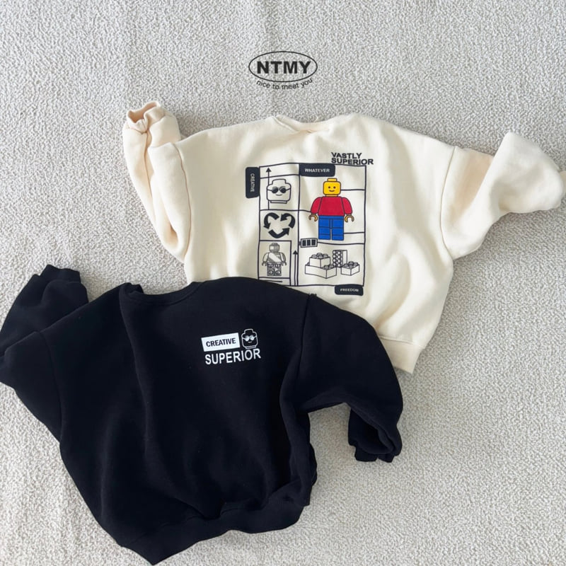 Nice To Meet You - Korean Children Fashion - #magicofchildhood - Lego Sweatshirt - 3
