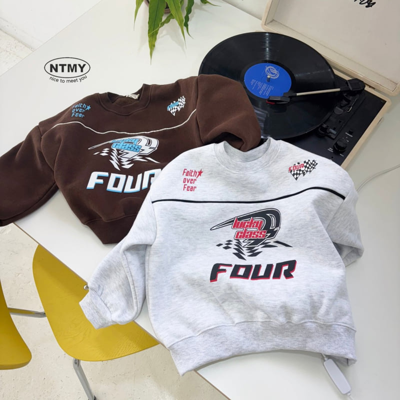 Nice To Meet You - Korean Children Fashion - #magicofchildhood - Four Sweatshirt